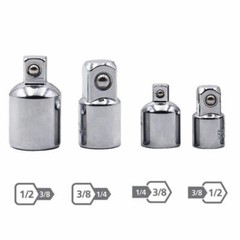 4pc Silver Black Variable Diameter Sleeve Square Sleeve Conversion Flying Head A