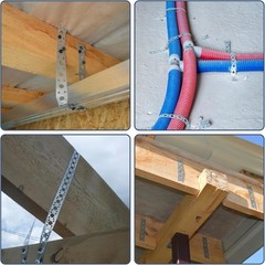 Metal Strap 1-Inch x 33FT 0.6mm Thickness for Pipe Support Pipe Hanger Strap