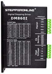 1/3/4Axis Nema 34 Stepper Motor 1133oz.in & Driver DM860I & Power Supply CNC Kit