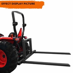3-Point Hitch Pallet Fork for Category 1 Tractors1500 LBS Capacity