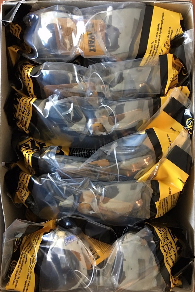 12 pack DEWALT DPG52 Contractor High Performance Safety GLASSES