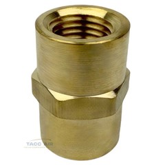 10 Pack 1/4″ x 1/4″ Female NPT Hex Coupling Pipe Fitting Brass Union Coupler