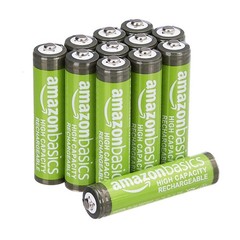 Retailer Basics 12-Pack Rechargeable Aa Nimh Performance Batteries 2000 Mah 1.2V