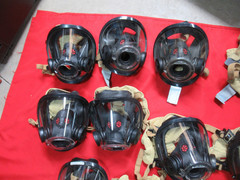 SCOTT AV-3000 HT MASK w/KEVLAR NETTING SMALL MEDIUM LARGE Firefighter SCBA AIR