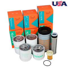 Complete Filter Kit For Kubota B2630 B2650 HSD w/ 2 Hydraulic Filters