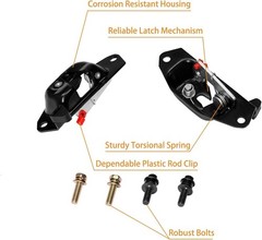 Left & Right Tailgate Latch Lever Rear Gate Lock 1999-07 Chevy Silverado Sierra