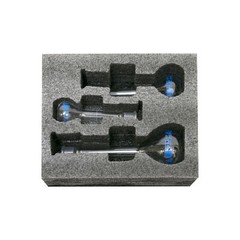 Eisco Labs Volumetric Flask Set, 10, 25, 50ml – Class A, ASTM