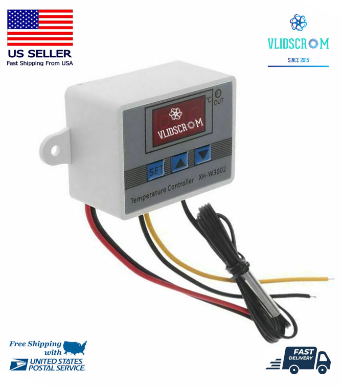 110 220V Pro W3002 Digital Temperature LED Thermostat Regulator Switch Tester