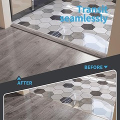 Art3d Self Adhesive Vinyl Floor Transition Strip, Laminate Floor Strip Floor Fla