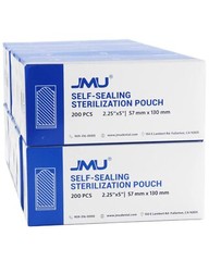 JMU 200Pcs/Box Dental Self-Sealing Sterilization Pouches 2.25″ x 5″
