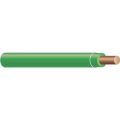 Southwire 11599808 Thhn Building Wire, Copper, 10 Awg, 1C, Green, Solid, 100 Ft