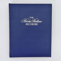 Vintage The Brooks Brothers Recorder 1978 Hardcover Organizer
