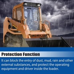 Clear Front Windshield Door Glass For Takeuchi TL8 TL10 TL12 TL130 # 0880865301
