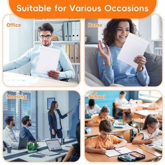 25 Pack Catalog Mailing Envelopes, 9 X 12 Inches Self-Seal White Manilla Envelop