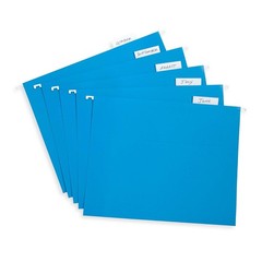 Blue Summit Supplies Hanging File Folders, 25 Reinforced Hang Folders, Designed