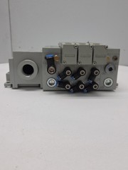 Numatics 239-1229 3-Station Valve Manifold 162BB500M000061 24VDC “CLEAN”