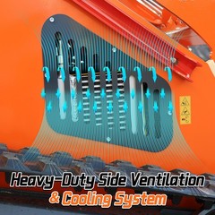 Upgraded 24HP Mini Skid Steer Loader 2-Cylinder Air Cooled Engine 3 Pump CE