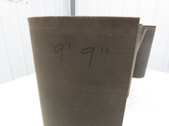 16″W x 21′ 10″ Soft Top Polyester Nylon Conveyor Belt Tan 1/8″Thick Laced