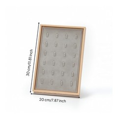 Jewelry Display Rack Modern Jewelry Holder with Padded Panel Compact for