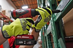 Command Utility Work Gloves; Touch Screen Conductive Palm and Fingers, High D…