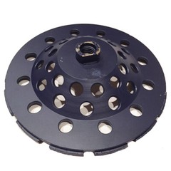 2-pack! 7″ Cup Wheel Fast Surface Grinding Concrete & Masonry, 5/8″-11 threaded