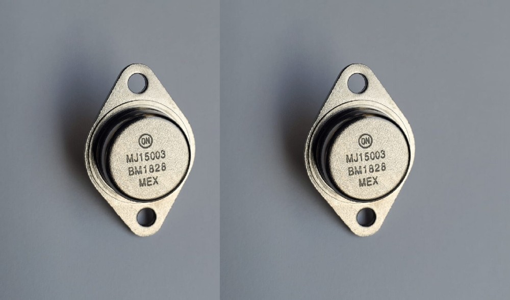 MJ15003 NPN 140V 20A 250W TO-3 – 2 Pack