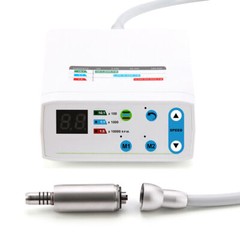 Dental Brushless Electric Micro Motor 4Hole / 1:1 1:5 LED Contra Angle Handpiece