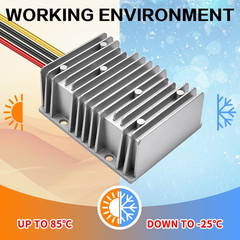 DC-DC 12V Step up to 24V 20A 480W Car Power Supply Converter Regulator US