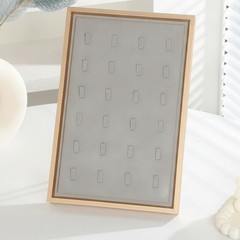 Jewelry Display Rack Modern Jewelry Holder with Padded Panel Compact for