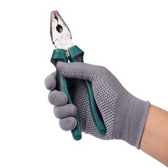 24Pcs Work Gloves Liners Dry Hand Anti-slip Dots Knitted Working Glove – Stretch