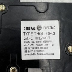 General Electric THQL2160GFT 60 Amp 2 Pole 240v Mini Circuit Breaker