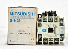 MITSUBISHI S-N21 MAGNETIC CONTACTOR 32A 100-110V COIL 50/60HZ