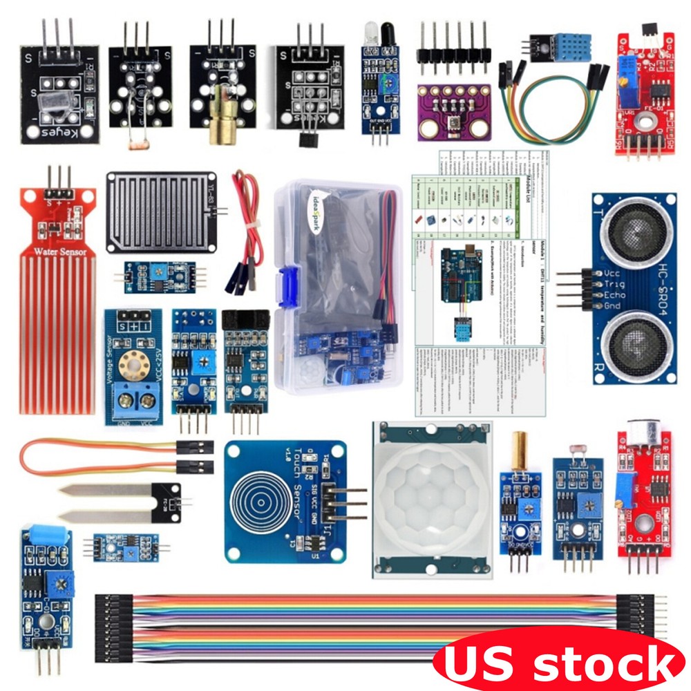 22-In-1 Starter Kit Sensor Module With Tutorial For Arduino-Raspberry Pi Durable