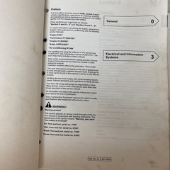 VOLVO A35D Electrical Portion of Service REPAIR OVERHAUL MANUAL BOOK