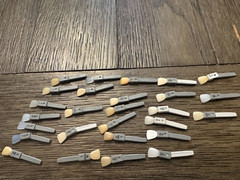 Assorted Shade guides broken sets and single teeth *YOU BUY ALL WHAT YOU SEE*