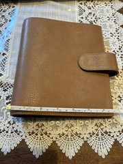 Moterm Personal Wide Luxe 2.0 Full Grain Leather Vegetable Tan In Dune Color