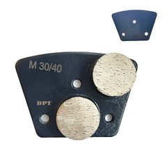 18 Pack Diamond Grinder Tooling for Concrete Floor Grinders Medium Bond 30 Grit