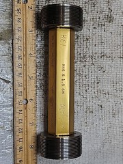 M46 X 1.5-6H ALAMEDA THREAD PLUG GAGE GO NO GO P.D.’S= 45.026 & 45.238