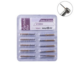 10pcs Dental Endo-Z Tungsten Carbide Burs Endodontic Surgical Cutter 1.4*23*9MM