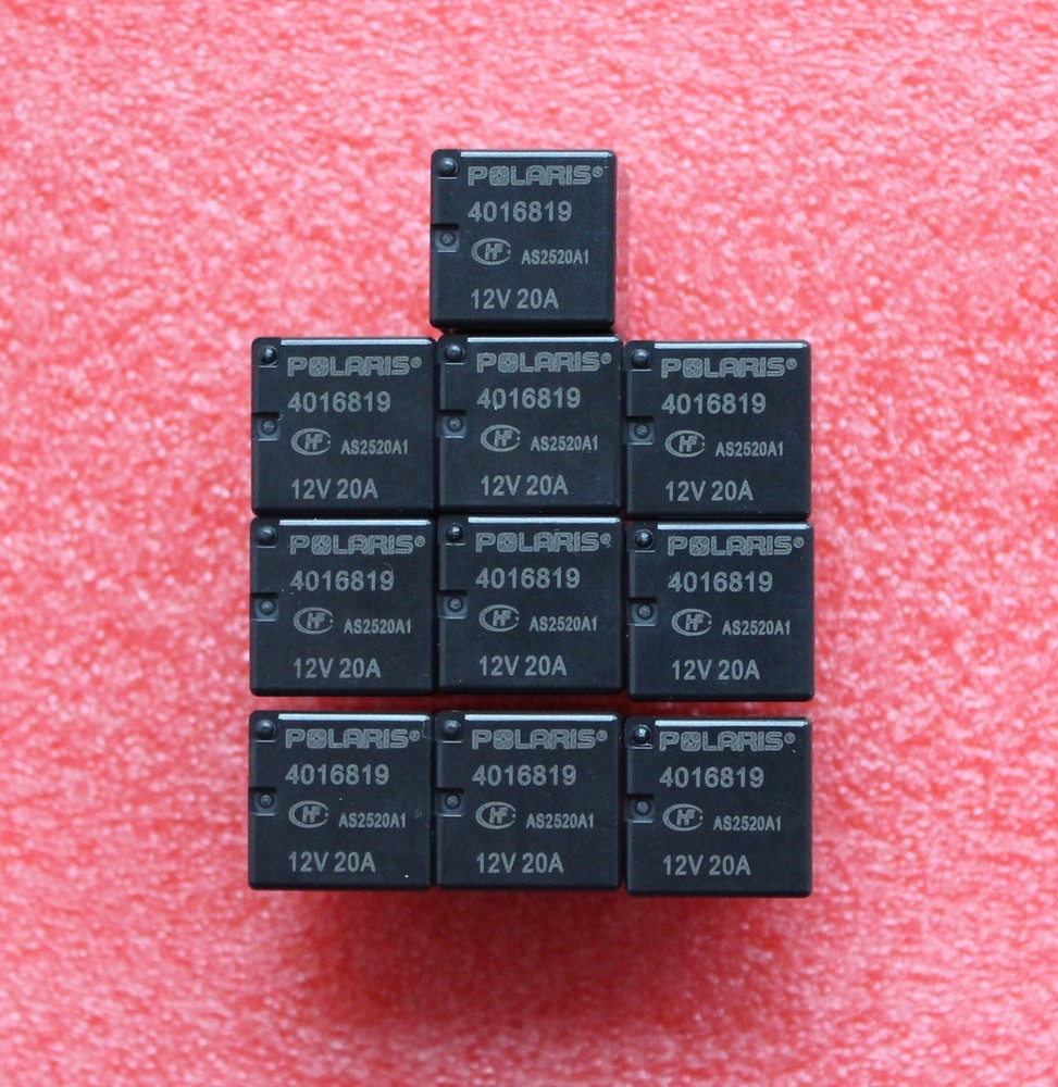 10pcs For POLARIS 4016819 General Purpose Power Relay Coil Voltage 12VDC 20A