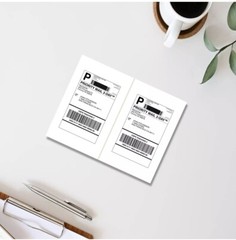 Shipping Labels with Self Adhesive, Square Corner, for Laser & Inkjet Printer