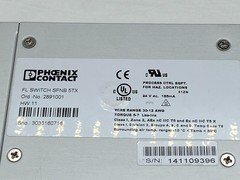 PHOENIX CONTACT 2891001 FL SWITCH SFNB 5TX INDUSTRIAL ETHERNET SWITCH 5-PORT