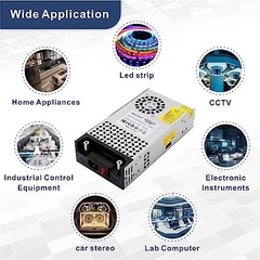 24V DC Power Supply 600W 25A Switching Power Supply Adapater 120Vac to 24Vdc Tra