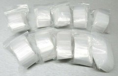1000 Bags Reclosable 2mil Clear 1″ x 1″ Mini Poly Bags 1×1 Baggies 1,000 Pcs