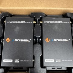 J-Tech Digital 4K UHD HDBaseT HDMI Extender Over Cat5e/6 Ethernet, IR and POC