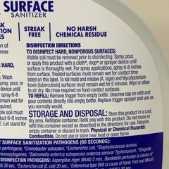 PURELL(6 PACK) Foodservice Multi-Surface Sanitizer Unscented BB 06/2028 334106CT