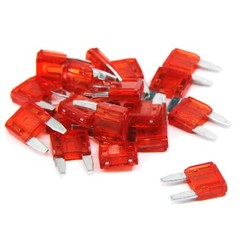 PTC Lot of 100 10 AMP Mini Blade Fuses for Car, Truck, Boat, etc. 52817