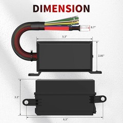 Automatic Operation 12V Relay Box – 6 Way Waterproof Panel with Fuses Included