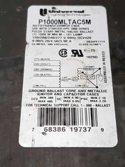 Universal Lighting Technologies P1000MLTAC5M Autotransformer W/2779-MF Capacitor