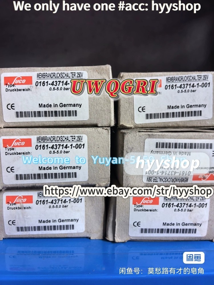 1 PC New 0161-43714-1-001 Pressure Switch By DHL/ FedEx#B4958H CL